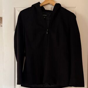 Vintage Express Women's Black Wool Coat